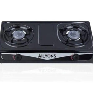 AILYONS 2 Burner Table Top Stainless Steel Gas Stove Cooker