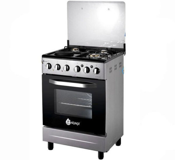 Nunix 3+1 Freestanding Cooker with Electric Oven 60 x60