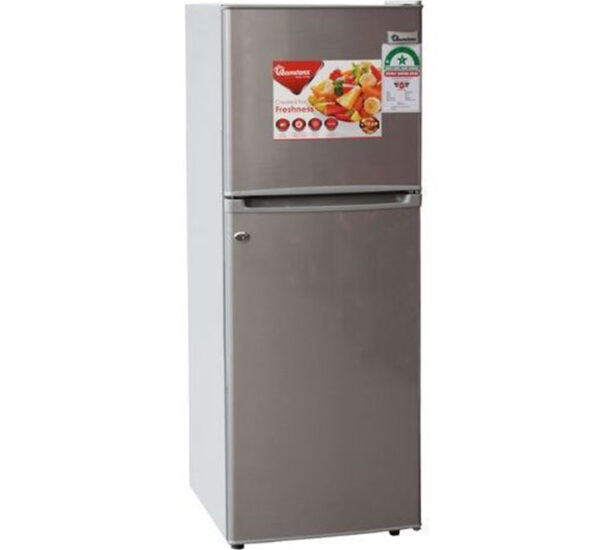Ramtons RF/173, 2 Door Direct Cool Fridge 128 Litres - Silver